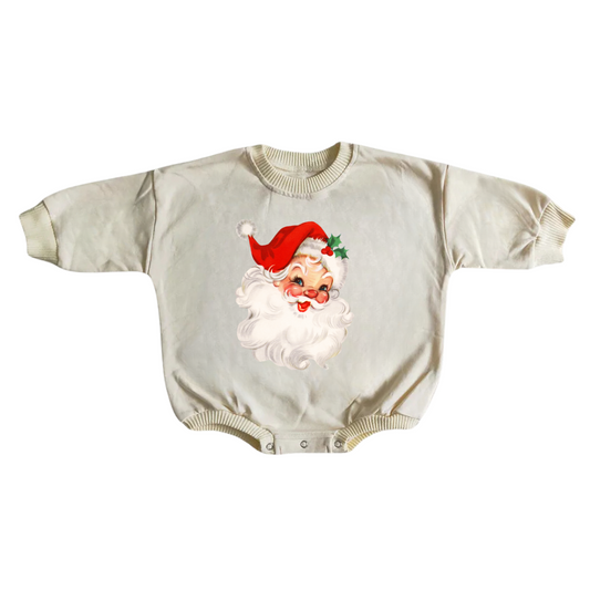 Vintage Santa Bubble Romper