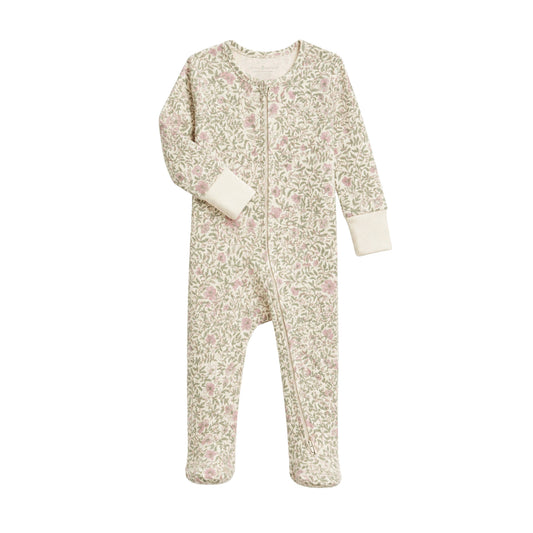Peyton Zipper Sleeper - Janice Floral