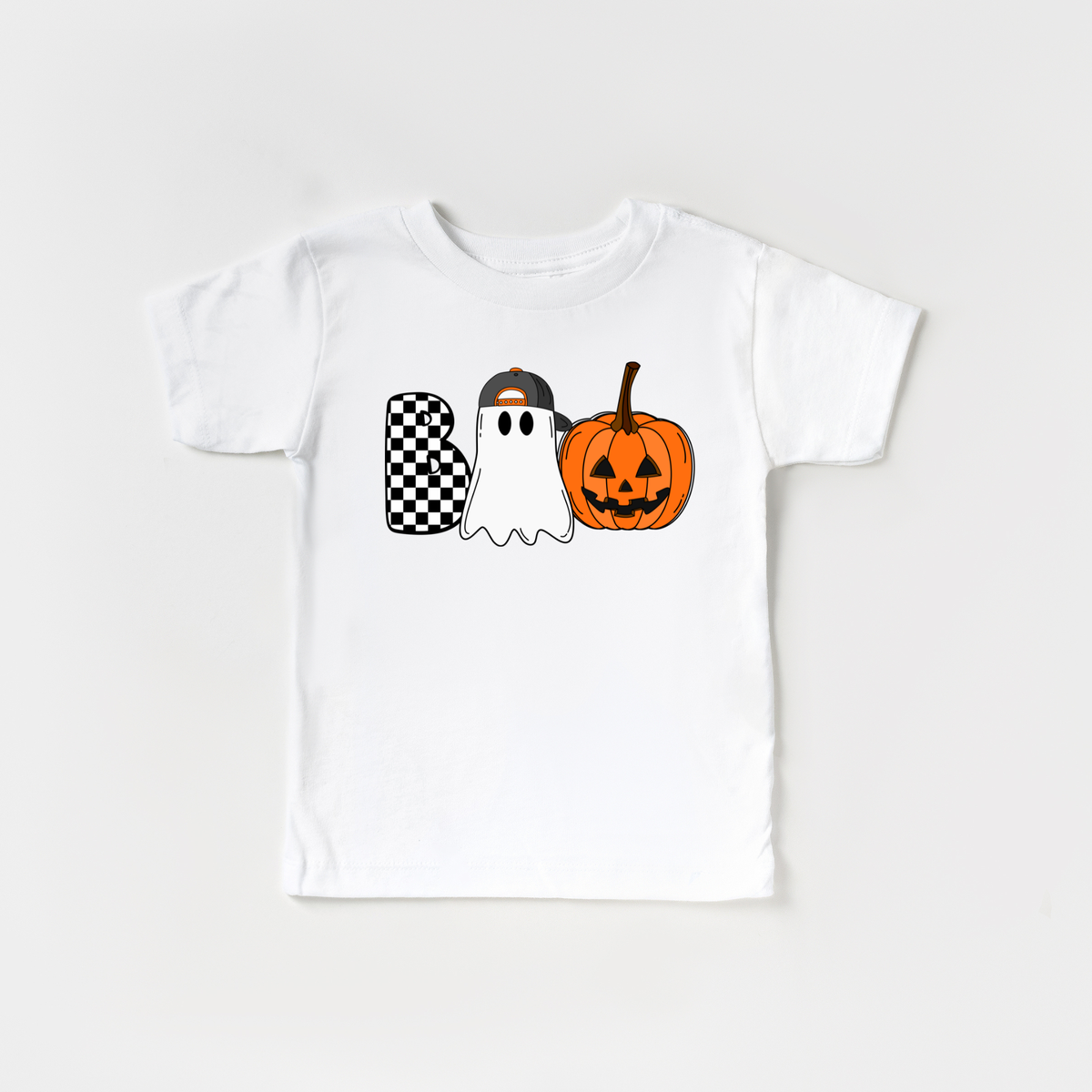 Boo Crew Boo Ghost Pumpkin Boys Halloween Kids Shirt