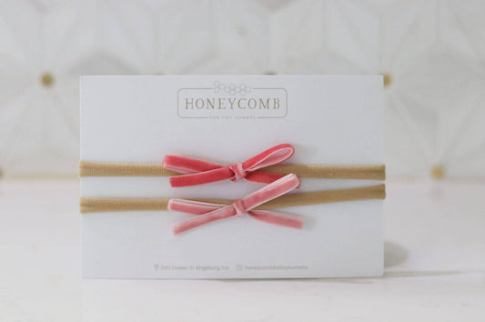Petite Velvet Headband Set