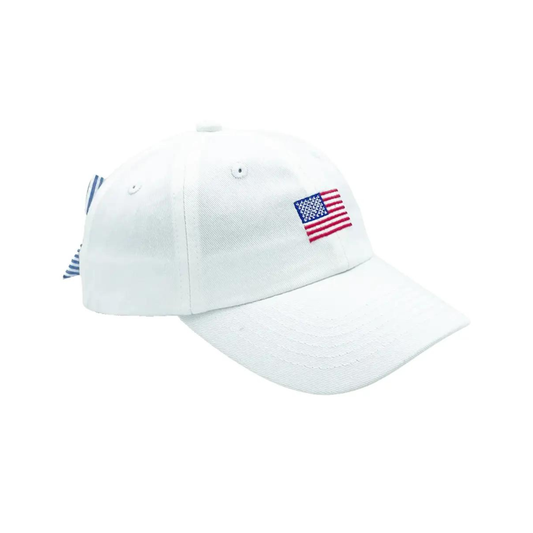 American Flag Bow Baseball Hat (Baby, Youth, Junior)