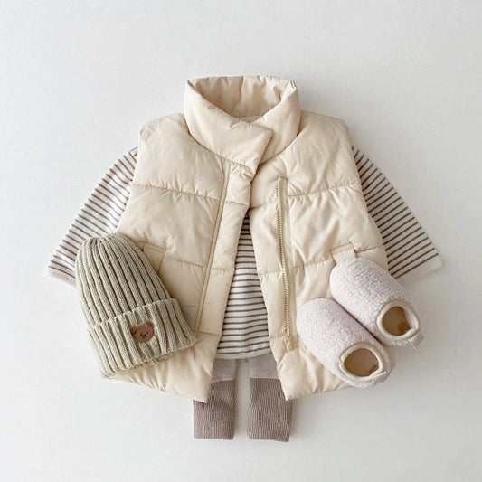 Ivory Puffer Vest