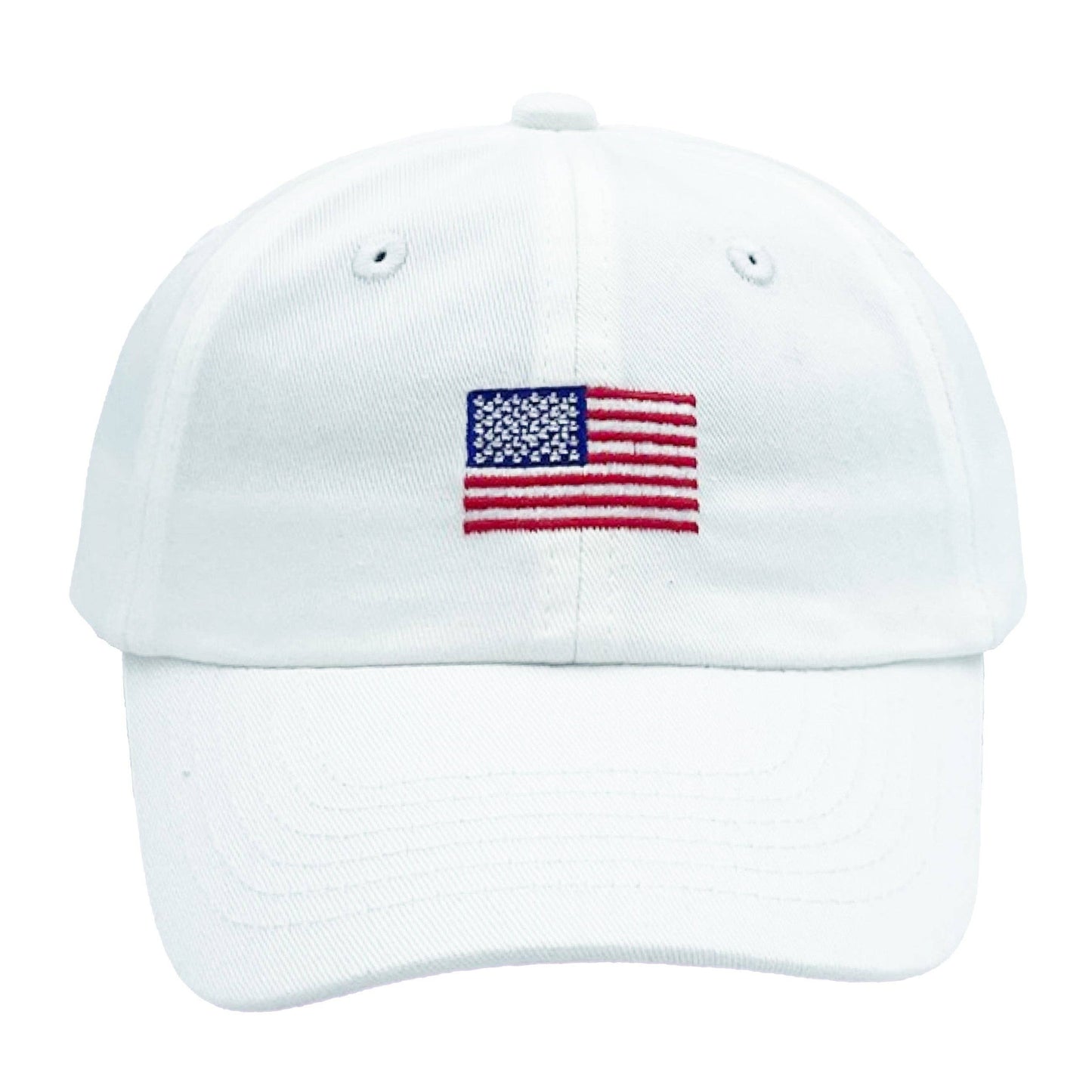 American Flag Bow Baseball Hat (Baby, Youth, Junior)