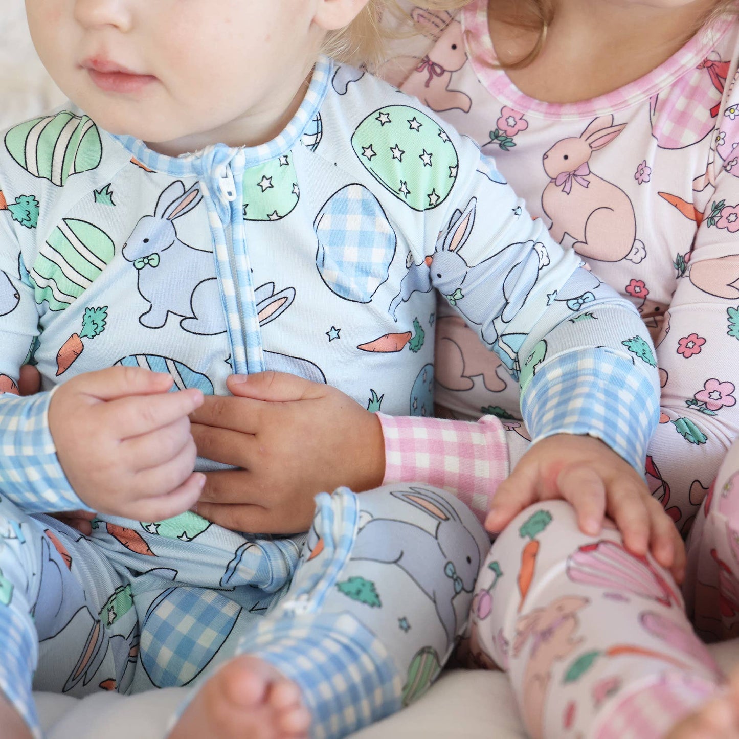 Hoppy Spring Convertible Zip Romper | Blue