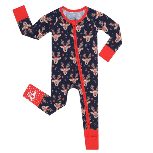 Bamboo Baby Reindeer Games Romper
