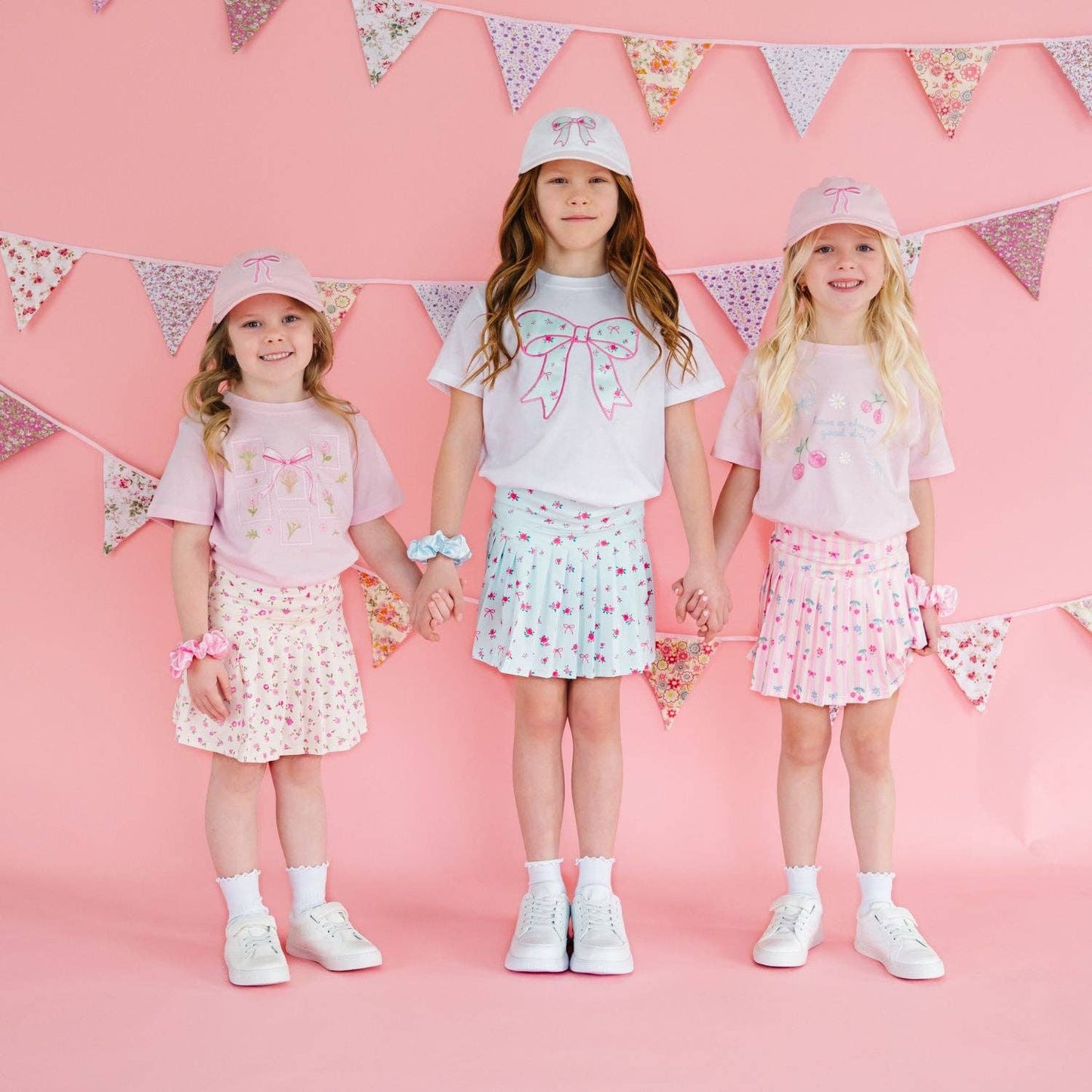 Bouquet Bow Short Sleeve T-Shirt - Kids Boutique Clothing