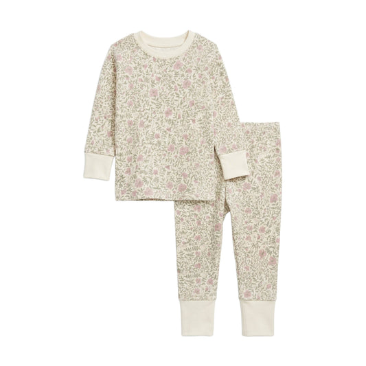 2 Piece Long Sleeve Jammie Set - Janice Floral