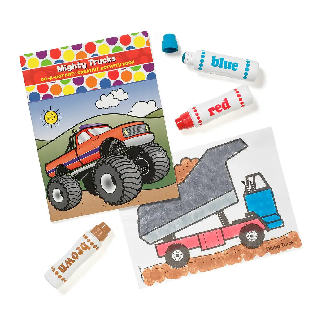 Do-A-Dot Art! Mighty Trucks Creative Activity Book