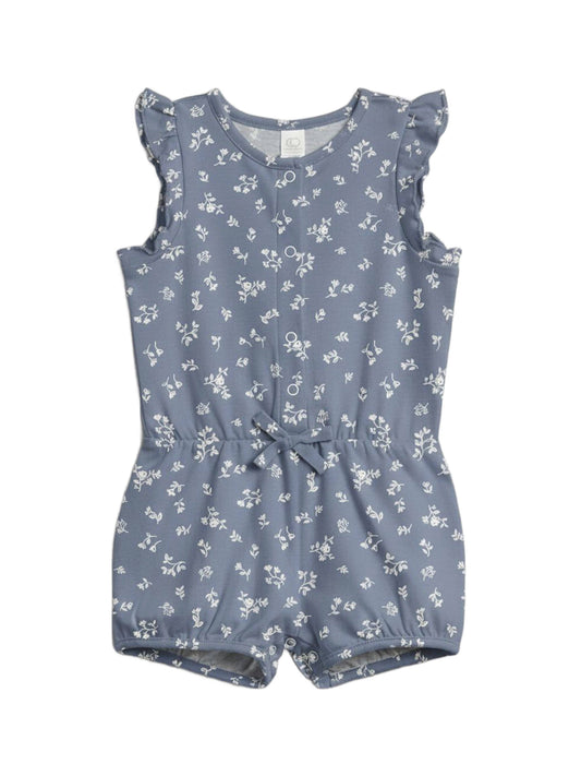 Amelia Romper - Isla Floral / Sea + Ivory