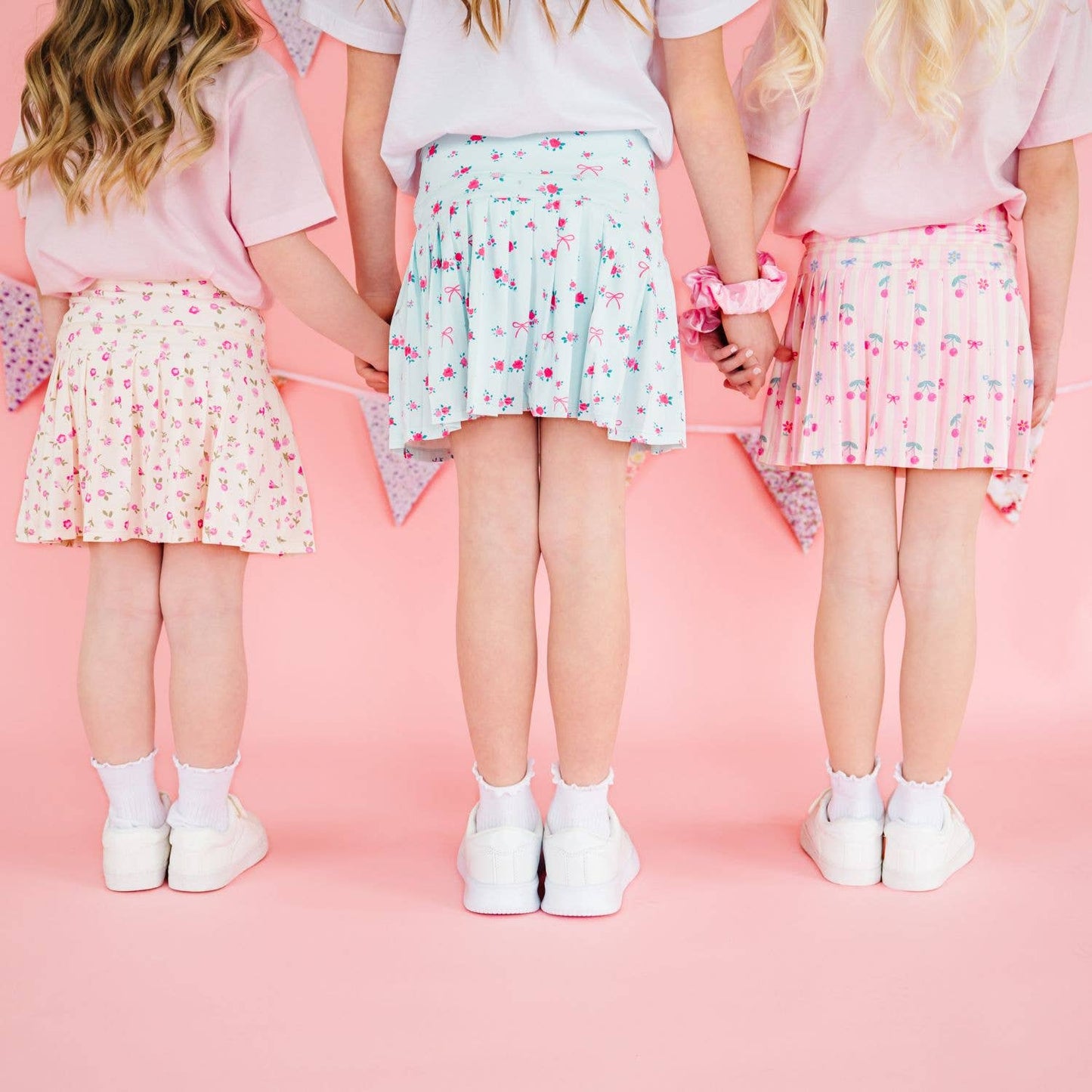 Ditsy Floral Athletic Skort - Kids Clothing - Activewear